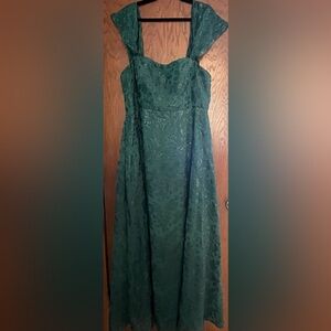 Azazie Dark Green Dress